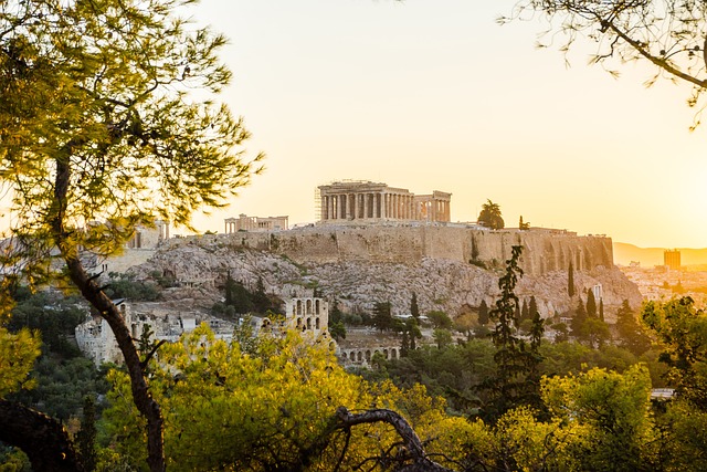 Akropolis Athen Akropolis im Sommer